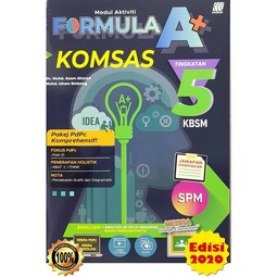 Modul Aktiviti Formula A+ KSSM Komsas Tingkatan 5